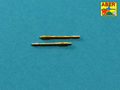 Aber Models Set of 2 barrels for German 13mm aircraft machine guns MG 131 (late type) - német 13 mm-es MG 131 repülőgép-géppuskacsövek – 2 db, késői változat