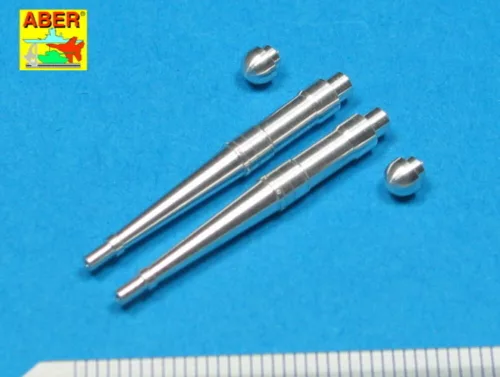 Aber Models 2 barrels for Hispano 20mm for Spitfire - Spitfire – 2 db 20 mm-es Hispano gépágyúcső