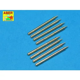   Aber Models 8 Browning M2 barrels for P-47 Thunderbolt - Browning M2 géppuskacsövek – 8 db, P-47 Thunderbolthoz