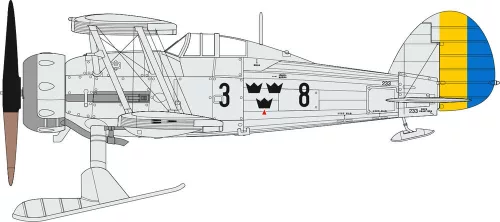 Airfix Swedish Air Force 100th Anniversary Set 1:72 makett – Airfix A40004