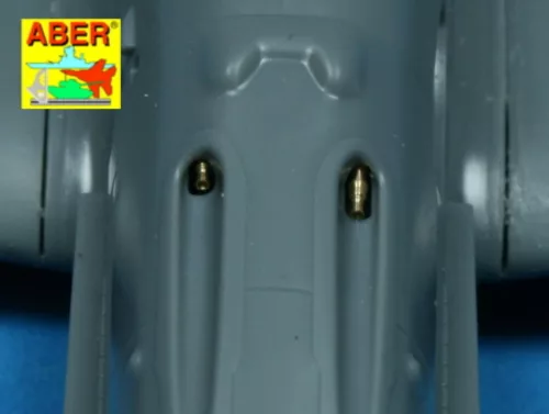 Aber Models 4 barrels tips for MG 17 - MG 17 géppuskacsővégek – 4 db