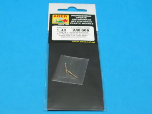 Aber Models 2 barrels for MG 131 -middle - MG 131 géppuskacsövek – 2 db, középső változat