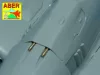 Aber Models 4 barrel tips MG 131 - MG 131 géppuskacsővégek – 4 db