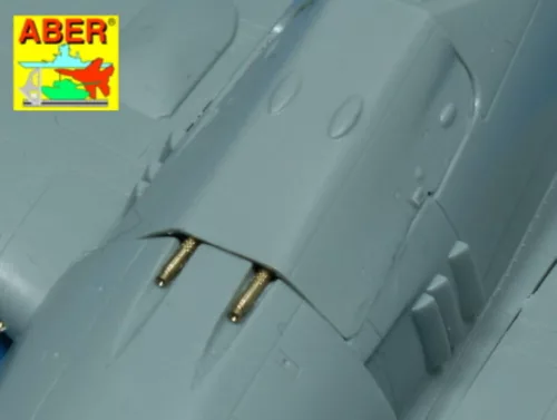 Aber Models 4 barrel tips MG 131 - MG 131 géppuskacsővégek – 4 db
