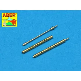   Aber Models 2 standard barrels for aircraft Browning M2 - Browning M2 repülőgép-géppuskacsövek – 2 db, normál változat