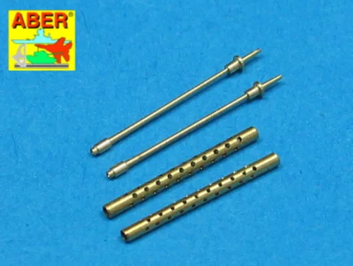 Aber Models 2 standard barrels for aircraft Browning M2 - Browning M2 repülőgép-géppuskacsövek – 2 db, normál változat