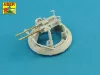 Aber Models 2 standard barrels for aircraft Browning M2 - Browning M2 repülőgép-géppuskacsövek – 2 db, normál változat