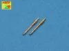 Aber Models 2 barrels for MG 131 (late type) - MG 131 géppuskacsövek – 2 db, késői változat