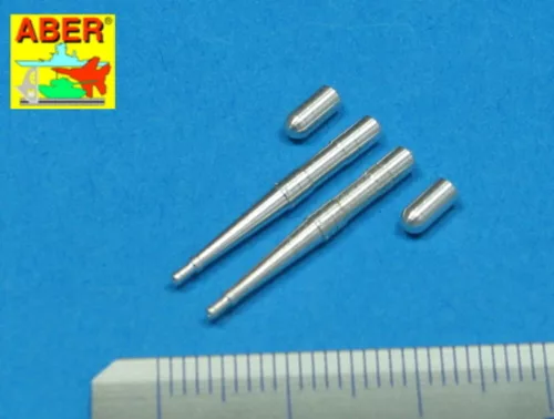 Aber Models 2 barrels for Hispano 20mm for Spitfire - Spitfire – 2 db 20 mm-es Hispano gépágyúcső