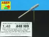 Aber Models 8 Browning M2 barrels for P-47 Thunderbolt - Browning M2 géppuskacsövek – 8 db, P-47 Thunderbolthoz