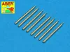 Aber Models 8 Browning M2 barrels for P-47 Thunderbolt - Browning M2 géppuskacsövek – 8 db, P-47 Thunderbolthoz