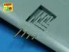 Aber Models 8 Browning M2 barrels for P-47 Thunderbolt - Browning M2 géppuskacsövek – 8 db, P-47 Thunderbolthoz