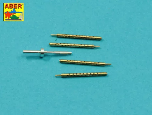 Aber Models amerikai Lockheed P-38F/G Lightning – fegyverzetkészlet: 1 db 20 mm-es gépágyúcső és 4 db 12,7 mm-es géppuskacső