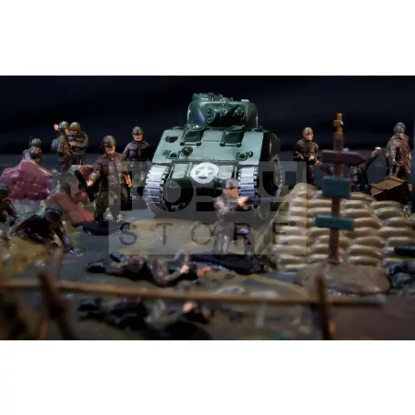 Airfix - Starter Set - D-Day Battlefront Gift Set harcjármű makett 1:76 (A50009A)