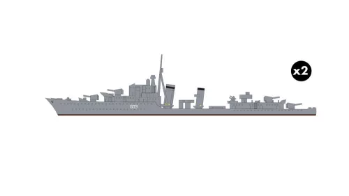 Airfix Sink The Bismarck! – ajándékszett 1:1200 makett – Airfix A50120