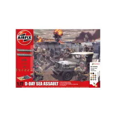   Airfix - Starter Set - D-Day Sea Assault Set harcjármű makett 1:72 (A50156A)
