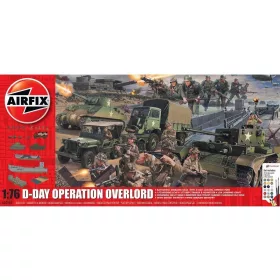 Airfix D-Day 75th Anniversary Operation Overlord – ajándékszett 1:76 makett – Airfix A50162A