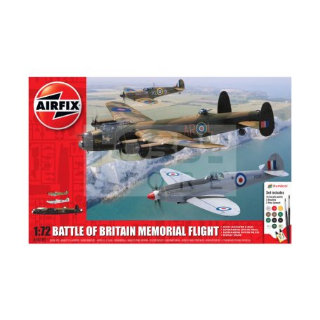 Airfix - Starter Set - Airfix Battle of Britain Memorial Flight repülőgép makett 1:72 (A50182)