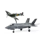 Airfix - Then and Now Spitfire Mk.Vc & F-35B Lightning II repülőgép makett 1:72 (A50190)