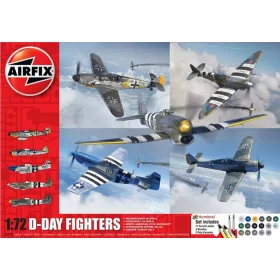 Airfix D-Day Fighters – ajándékszett 1:72 makett – Airfix A50192