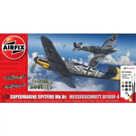 Airfix Supermarine Spitfire Mk.Vc vs Bf 109F-4 Dogfight Double 1:72 makett – Airfix A50194
