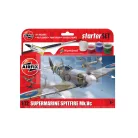 Airfix - Starter Set - Supermarine Spitfire MkVc repülőgép makett 1:72 (A55001)