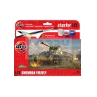 Airfix - Starter Set -Sherman Firefly harcjármű makett 1:72 (A55003)