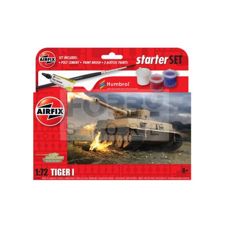 Airfix - Starter Set -Tiger-1 harcjármű makett 1:72 (A55004)