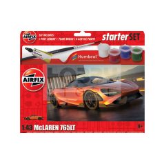   Airfix - Starter Set - McLaren 765 autó makett 1:43 (A55006)
