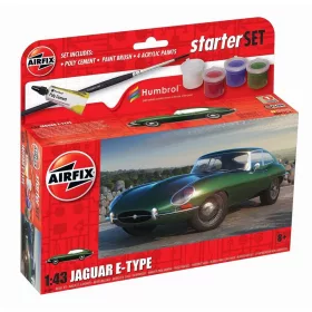 Airfix Kezdő makettszett – Jaguar E-Type 1:43 makett – Airfix A55009