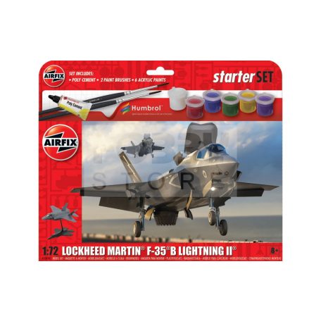 Airfix - Starter Set - Lockheed Martin F-35B Lightning II repülőgép makett 1:72 (A55010)