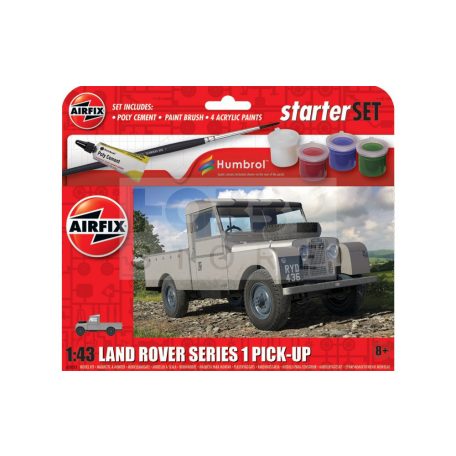 Airfix - Starter Set -Land Rover Series 1 makett 1:43 (A55012)