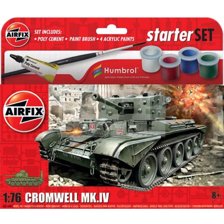 Airfix - Starter Set - Cromwell Mk.IV harcjármű makett 1:76 (A55109A)