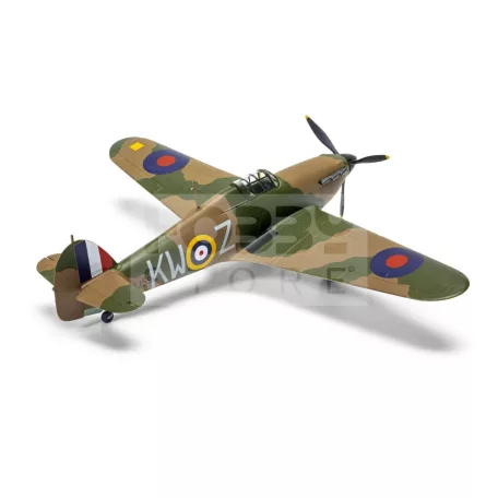 Airfix - Starter Set - Hawker Hurricane Mk.I repülőgép makett 1:72 (A55111A)