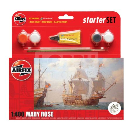 Airfix - Starter Set - Mary Rose hajó makett 1:400 (A55114A)