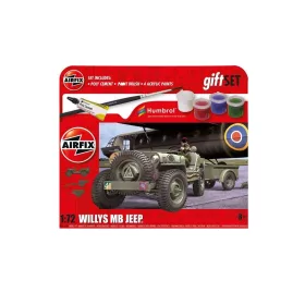 Airfix Ajándékszett – Willys MB Jeep 1:72 makett – Airfix A55117A