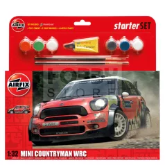   Airfix - Starter Set - MINI Countryman WRC autó makett 1:32 (A55304)