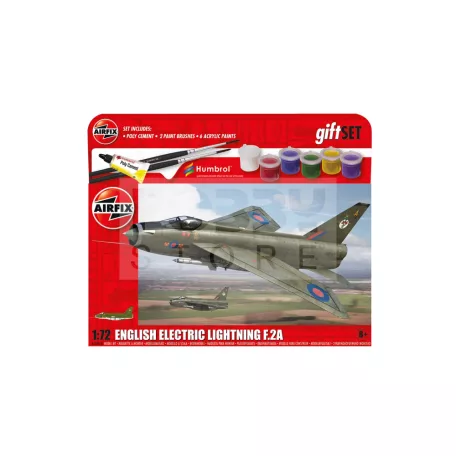Airfix - Starter Set - English Electric Lightning F.2A repülőgép makett 1:72 (A55305A)