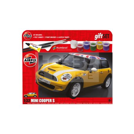 Airfix - Starter Set - MINI Cooper S autó makett 1:32 (A55310A)