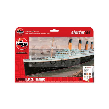 Airfix - Starter Set - RMS Titanic hajó makett 1:1000 (A55314)