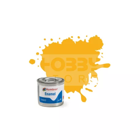 Humbrol No 154 Insignia Yellow - Matt - 14ml olajfesték AA1674