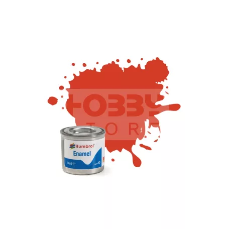 Humbrol No 174 Signal Red - Satin - 14ml olajfesték AA1897