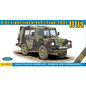   ACE 0,5t Light truck 4x4 (type 183) Iltis – katonai terepjáró makett 1:35