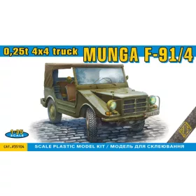 ACE MUNGA F91/4 0.25t 4x4 truck – teherautó makett 1:35