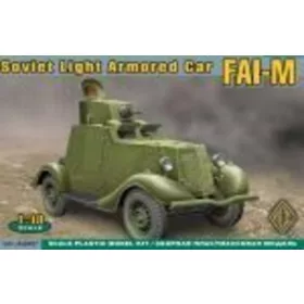   ACE FAI-M Soviet light armored car – páncélautó makett 1:48