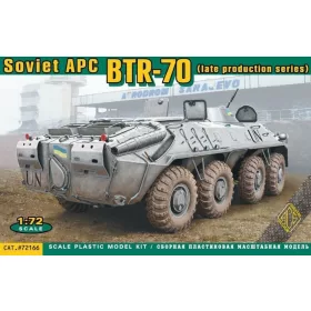   ACE BTR-70 Soviet armored personnel carrier late prod. – páncélozott szállító harcjármű makett 1:72