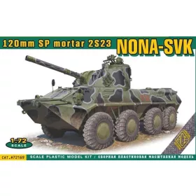   ACE NONA-SVK 120mmm SP mortar 2S23 – önjáró aknavető makett 1:72