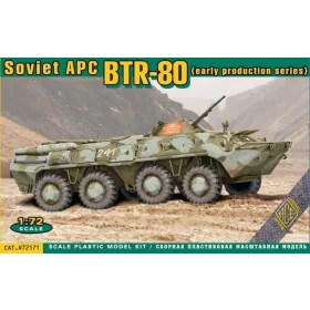   ACE BTR-80 Soviet armored personnel carrier, early prod. – páncélozott szállító harcjármű makett 1:72