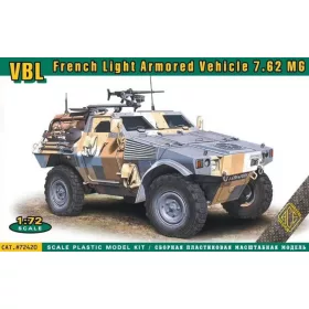   ACE VBL French Light Armored Vehicle 7.62MG – páncélautó makett 1:72