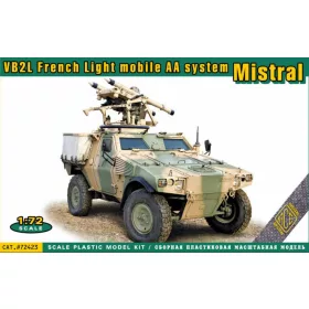   ACE Mistral VB2L French light mobile AA system (long chassie) – légvédelmi harcjármű makett 1:72